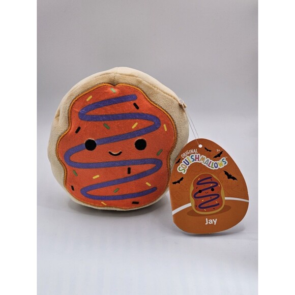 Squishmallows JAY The Halloween Frosted Sprinkle Donut 5" Plush - NWT - Picture 1 of 5